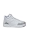 Jump 28746 Yüksek Bilekli Beyaz - Gri Kadın Sneaker Günlük Spor Ayakkabı