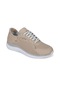 Konfores 2005-273075 Hakiki Deri Anatomik Tabanlı Kadın Sneaker Bej