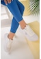 Tstore Kadın Beyaz Günlük Spor Ayakkabı Sneaker 00011