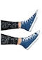 Unisex Keten Spor Ayakkabı Kot Mavi