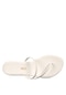 Tkees Flip Flop Terlik Parmak Arası Terlik Beyaz Mat Beyaz