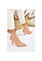 Fox Shoes Ten Triko Ince Topuklu Kadın Bot L799584057