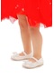 Kiko Kids Cırtlı Fiyonklu Kız Çocuk Babet Ayakkabı Ege 200 Cilt Sedef