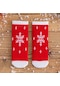 Ikkb Marka Yeni Bebek Çocuk Noel Çorapları Dolum Kız Noel Kırmızı