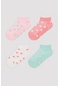 Penti Kız Çocuk Tiny Hearts 4lü Patik Çorap
