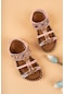Khayt Candy Anatomik Fashion Taşlı Çocuk Sandalet