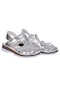 Kiko Şb 2430-39 Orto Pedik Kız Çocuk Sandalet Terlik Gümüş Gümüş
