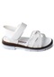 Kiko Şb 2469-78 Orto Pedik Kız Çocuk Sandalet Terlik Beyaz Beyaz