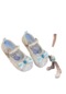 Kız Çocuk Kristal Rhinestone Sandalet-mavi