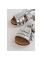 Mnpc Kız Çocuk Gümüş Deri Ortopedik Destekli Çocuk Sandalet Gümüş (531052500)