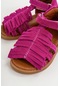 mnpc -  Kız Cocuk Fuşya Deri Ortopedik Destekli Çocuk Sandalet Fuşya (531051833)