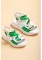 Şirinbebe Şiringenç Kelebek Model Yeşil Kız Bebek Çocuk Sandalet-2315-Yeşil
