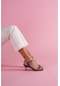 Aidan Platin Önü Taş Detaylı Günlük Kullanım Topuklu Ayakkabı