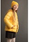 Defacto Kız Çocuk Kapüşonlu Astar Polarlı Şişme Mont U4294A622AUYL150