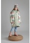 Defacto Kız Çocuk Polar Astarlı Kapüşonlu Uzun Kaban X6512A622AUTR380