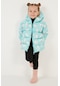 Lela Ekstra Dolgulu İçi Yumuşak Polarlı Kapüşonlu Şişme Kız Çocuk Mont 5763007 Mint