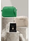 Kadın 2'li Urban Çanta Ve Kürklü Peluş Çanta Seti Kolye Hediyeli - Yeşil Açık Vizon