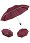 8 Kemikli Ters Üç Katlı Tam Otomatik İş Şemsiyesi - Kırmızı