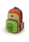5017 Neon Yeşil Bej Sırt Okul Seyahat 15.6 Laptop Günlük Çanta