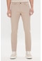 AC&Co / Altınyıldız Classics 360 Derece Her Yöne Esneyen Slim Fit Dar Kesim Diyagonal Desenli Erkek Pantolon Taş