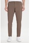 Ac&Co / Altınyıldız Classics Slim Fit Dar Kesim Pamuklu Esnek Chino Erkek Pantolon - Açık Kahverengi