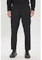 AC&Co / Altınyıldız Classics Erkek Sıyah Regular Fit Geniş Kesim Yan Cep Klasik Pantolon