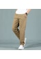 Luteshı Erkek Düz Günlük Pantolon - Açık Kahverengi
