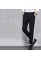 Erkek Gündelik Kore Tarzı Modaya Uygun Yeni Stil Dokuz Noktalı Pantolon Siyah