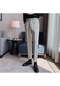 Ikkb Yeni Stil Erkek Business Casual Yüksek Bel Pantolon - Bej