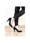 Bay Pablo L6 Siyah Stiletto Topuklu Kadın Ayakkabı Siyah