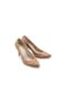 Deery Vizon Rengi Kroko Stiletto Kadın Topuklu Ayakkabı Vizon