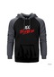 100 Thieves Splash Gri Reglan Kol Kapşonlu Sweatshirt Gri