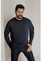 AC&Co / Altınyıldız Classics Standart Fit Normal Kesim Bisiklet Yaka Erkek Sweatshirt Lacivert