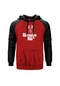 Adrenaline Mob Guitar Kırmızı Reglan Kol Unisex Sweatshirt Hoodie Kırmızı