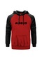 Airbus Kırmızı Reglan Kol Unisex Sweatshirt Hoodie Kırmızı