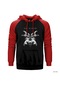 Alice In Chains Hollow Kırmızı Reglan Kol Kapşonlu Sweatshirt Kırmızı
