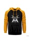 Alice In Chains Hollow Sarı Reglan Kol Kapşonlu Sweatshirt Sarı