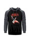 Anthrax Concert Gri Reglan Kol Kapşonlu Sweatshirt Gri (528661374)
