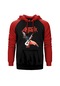 Anthrax Concert Kırmızı Reglan Kol Kapşonlu Sweatshirt Kırmızı (528661397)