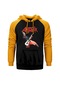 Anthrax Concert Sarı Reglan Kol Kapşonlu Sweatshirt Sarı (528661417)