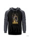 Apex Legends Caustic Gri Reglan Kol Kapşonlu Sweatshirt Gri