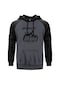Arctic Monkeys Pretty Visitors Gri Reglan Kol Kapşonlu Sweatshirt Gri