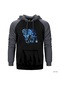 Avatar Of The Air Gri Reglan Kol Kapşonlu Sweatshirt Gri