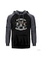 Avenged Sevenfold Skulls Gri Reglan Kol Kapüşonlu Unisex Sweatshirt Gri