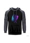 Baby Grooth Gri Reglan Kol Kapşonlu Sweatshirt Gri