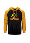 Bad Brains Lighting Sarı Reglan Kol Kapşonlu Sweatshirt Sarı