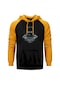 Batman Head Sarı Reglan Kol Kapşonlu Sweatshirt Sarı (551191673) Sarı