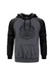 Behemoth Abyssus Abyssum Gri Reglan Kol Unisex Sweatshirt Hoodie Gri