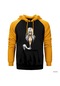 Black Cat Sarı Reglan Kol Kapşonlu Sweatshirt Sarı
