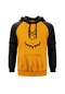 Black Panther With Necklace Sarı Reglan Kol Kapşonlu Sweatshirt Sarı (534977423)